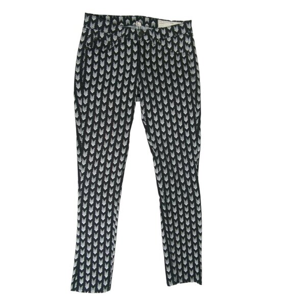 Rag & Bone for Barneys Black/Grey Arrow Print Legging, Women's 26 - Picture 2 of 12
